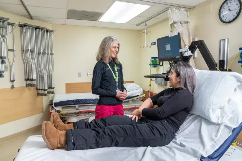 Doctor and patient in Winter Park