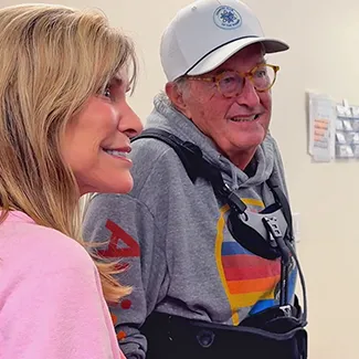 Denver Health patient Mike Mycoskie with his wife.