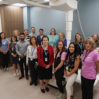 Donna Lynne and Denver Health leaders attend Lowry Radiology ribbon cutting.